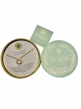 Spartina 449 Sea La Vie “You Are My Sunshine” Necklace Gift Box NWT